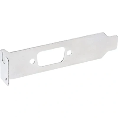 Afbeelding van InLine Slotbeugel, met 9 pins Sub D uitsparing, laag profiel, bulk, PC kast accessoires
