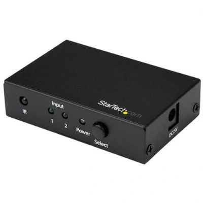 Image de StarTech.com Switch HDMI 2 ports Commutateur 2x1 Ultra HD 4K 60 Hz vidéo/audio x de bureau pour P/N: SVA5H2NEUA