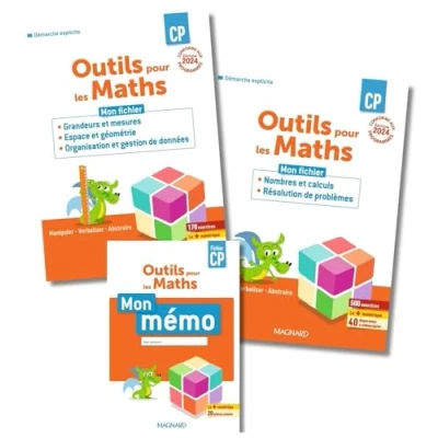 Afbeelding van OUTILS POUR LES MATHS CP FICHIER + MEMO CAHIER DE GEOMETRI