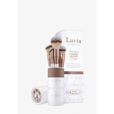 Afbeelding van Luvia Cosmetics Flawless FACE SET Kwastenset, Maat: One Size, Pearl white/coffee brown