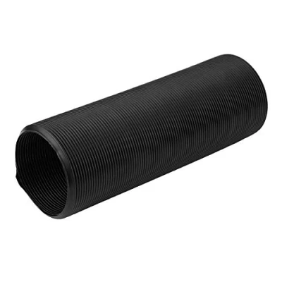 Afbeelding van Yctze Voor aanzuigslang, 63 mm, gemodificeerde luchtinlaat, universele slang, siliconen, verlengslang (zwart) (76 mm)