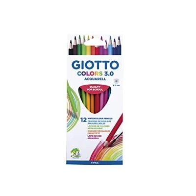 Afbeelding van Giotto Colors Aquarel 3.0 kleurpotloden, 12 stuks.
