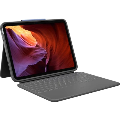 Afbeelding van Logitech Toetsenbordcover Rugged Folio Voor Ipad 10e Gen. Azerty (920 011201)