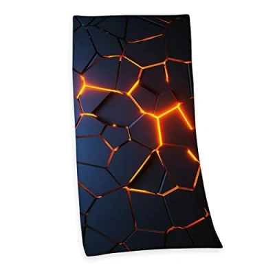 Afbeelding van Herding Young Collection Fluwelen badhanddoek, meerkleurig, 150 x 75 cm