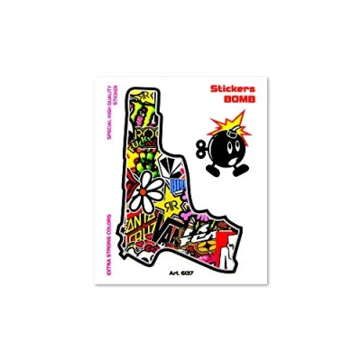 Afbeelding van 4R Quattroerre.it 6137 Sticker Bomb pistool, 10 x 12 cm