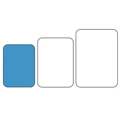 Image de Plateau Fast Food 450 x 350 mm 7 Couleurs Kristallon Gris Polypropylène 450x350xmm