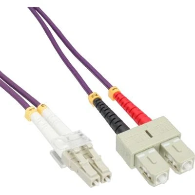 Image de Lwl duplex kabel lc sc 50 125µm om4 5m inline® 88645p