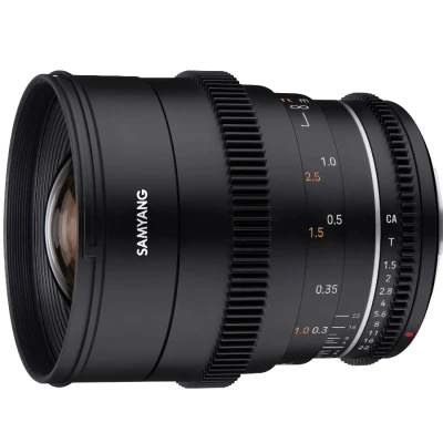 Afbeelding van Samyang VDSLR 24 mm T1.5 MK2 Fuji X (Fujifilm X, Volledig formaat, APS C / DX, Micro Vier Derde), Objectief, Zwart