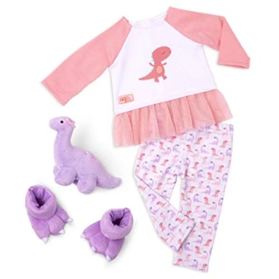 Afbeelding van Our Generation BD30474Z Deluxe outfit dino pyjama