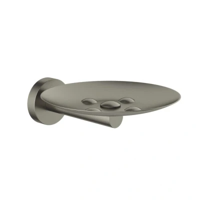Afbeelding van HotBath Cobber zeepschaal wandmodel CBA02 Geborsteld nikkel
