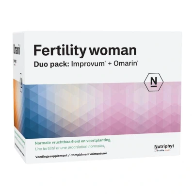 Afbeelding van Nutriphyt Fertility woman duo 120 capsules