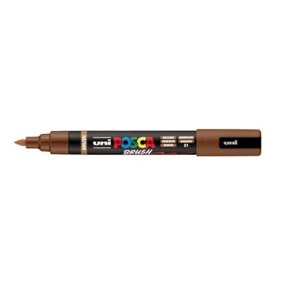 Afbeelding van Posca PC 5M brush 21 bruin