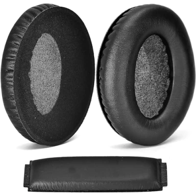 Afbeelding van HD418 Oorkussens + hoofdband compatibel met Sennheiser HD418, HD419 vervangend oorkussen HD428, HD429, HD439, HD438, HD448, HD449