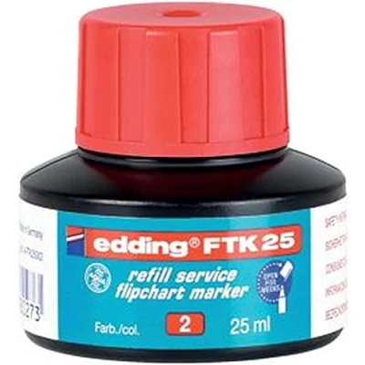 Afbeelding van Edding FTK 25 navulinkt voor conferentiebord, ml, rood