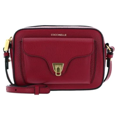 Afbeelding van COCCINELLE Leren Schoudertas Beat Soft Crossbody Bag Sangria (rood)paars