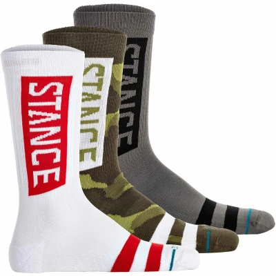 Afbeelding van Stance THE 3 PACK Sokken, Maat: Medium, Khaki