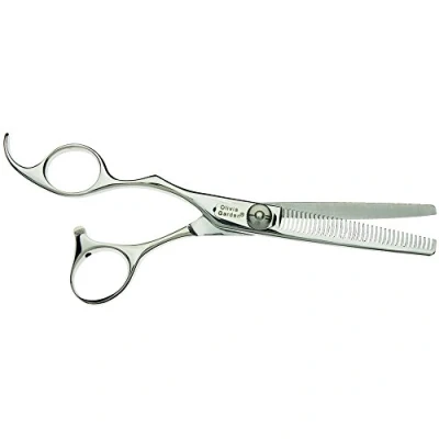 Afbeelding van Olivia Garden SilkCut Effible, Japans, maat 15 cm, 35 tanden, voor linkshandigen, krachtige convexe messen, handgemaakt van Japans staal, in een tas