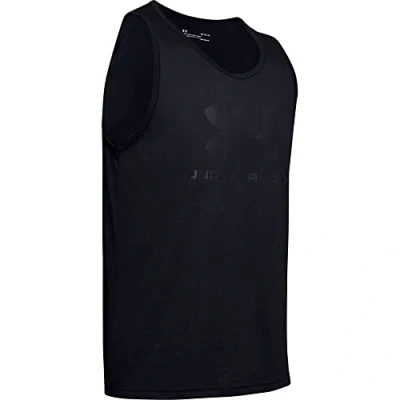 Afbeelding van Under Armour Sportstyle LOGO Top, Heren, Maat: Small, Black