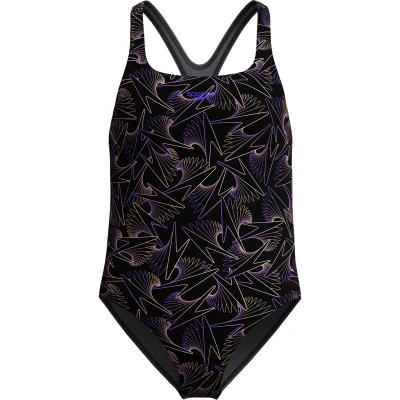 Afbeelding van Speedo Maillot de bain HyperBoom Allover Medalist pour fille, pêche vif, 9 10 ans