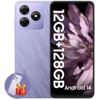 Afbeelding van Blackview WAVE 8 Smartphone Android 14 12(4+8)GB+128GB 6.56 inch 90Hz 4G Dual SIM Ontgrendeld 5000mAh/10W GPS Paars