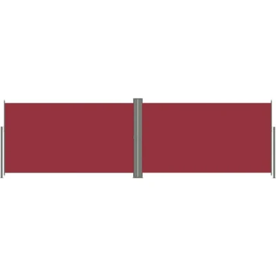 Afbeelding van Windscherm uittrekbaar 160x600 cm rood