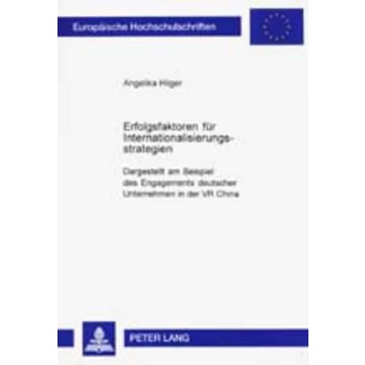 Afbeelding van Erfolgsfaktoren Fuer Internationalisierungsstrategien