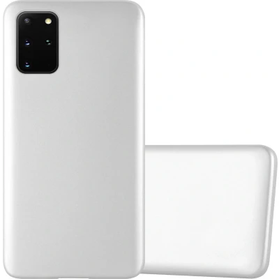 Afbeelding van Cadorabo Hoesje geschikt voor Samsung Galaxy S20 PLUS in METALLIC ZILVER Beschermhoes gemaakt van flexibel TPU silicone Case Cover