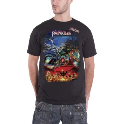 Afbeelding van Judas Priest Painkiller Heren T shirt M Zwart