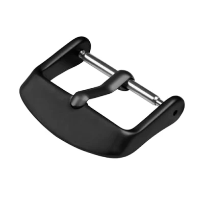 Afbeelding van Archer Watch Straps Vervangende Roestvrijstalen PVD Gesp (Mat Zwart, 22mm)