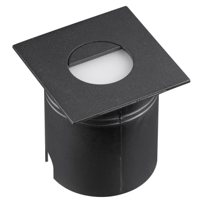 Afbeelding van Aspen inbouwlamp LED, diffuser, hoekig, zwart