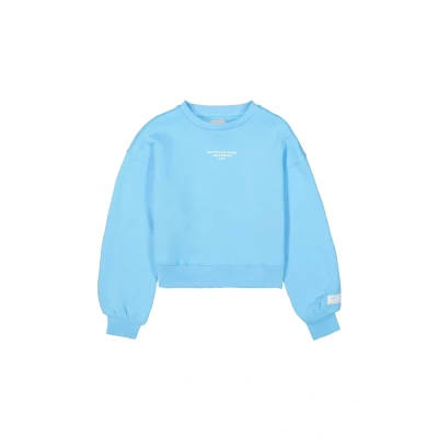 Afbeelding van GARCIA Meisjes Text print Trui Blauw Long mouw