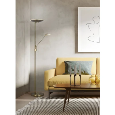 Afbeelding van Trio Leuchten Brantford Vloerlamp Oud Brons