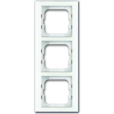 Afbeelding van ABB Busch Jaeger 1723 280 BJ AFDEKRAAM 3V AX WITGLAS