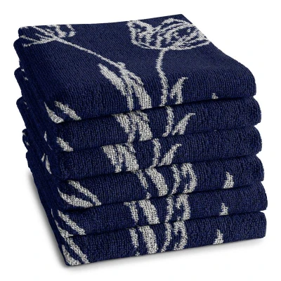 Afbeelding van DDDDD Lisse Keukendoek Blauw 6 stuks