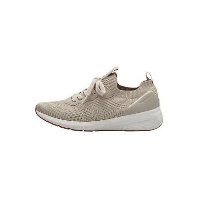 Afbeelding van Tamaris 1 23714 42 Low Top damessneakers, Chestn Pull Up, 40 EU