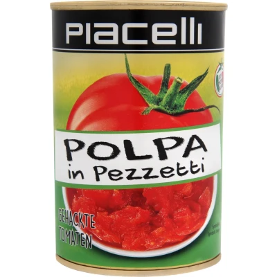 Afbeelding van Polpa in Pezzetti gehakte tomaten 400g