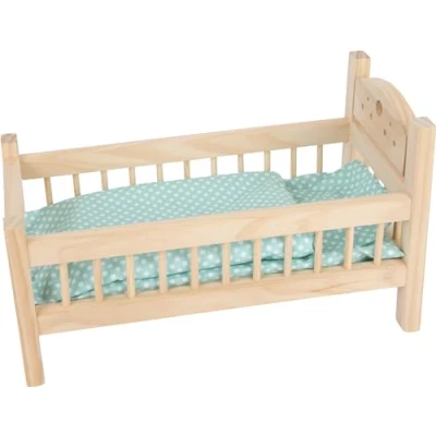 Image de Lit de poupee en bois