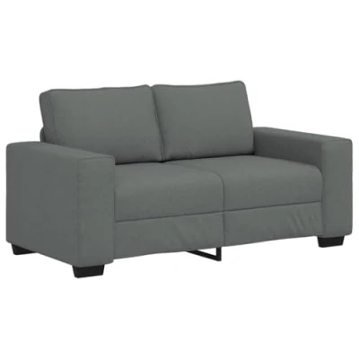 Afbeelding van vidaXL 2 zitsbank 120 cm stof donkergrijs