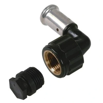 Afbeelding van Henco knie Ø32x1&quot; pers x binnendraad. Artikelnr: 6PK 3206