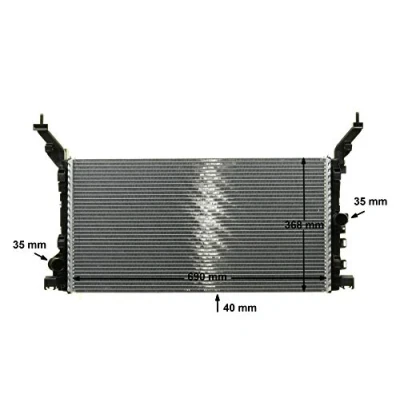 Afbeelding van Mahle Original Radiateur CR 896 000P