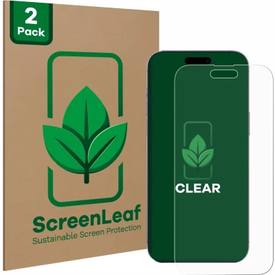 Afbeelding van ScreenLeaf Screenprotector voor Apple iPhone 14 Pro Max Duurzame schermbescherming Folie Beschermfolie transparant (2 Stuks)