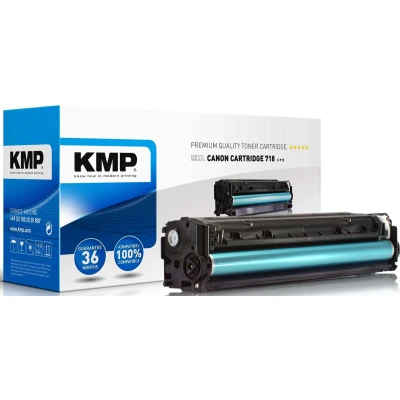 Afbeelding van KMP Tonercassette vervangt Canon 718 Compatibel Cyaan 2900 bladzijden C T20