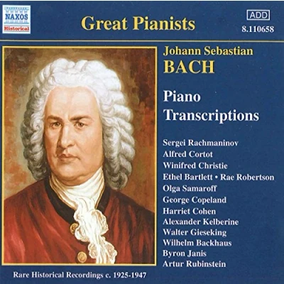 Afbeelding van Various Artists Bach Piano Transcriptions 1925 47 (CD)