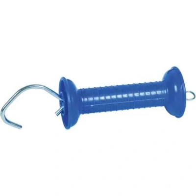 Afbeelding van Patura poortgreep met trekveer en haak blauw