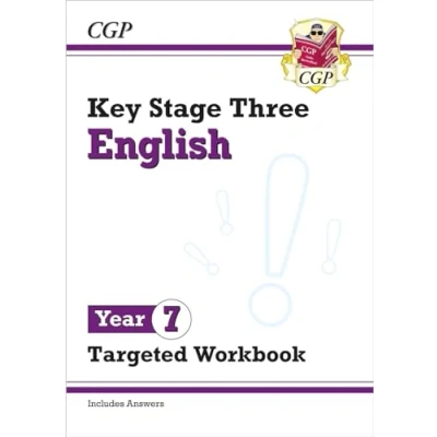 Afbeelding van CGP KS3 Targeted Workbooks English Year 7 Workbook (with answers)