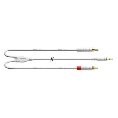 Afbeelding van Cordial soundcard kabel Cinch 6m Y Adapterkabel CFY 6 WCC SNOW Insert