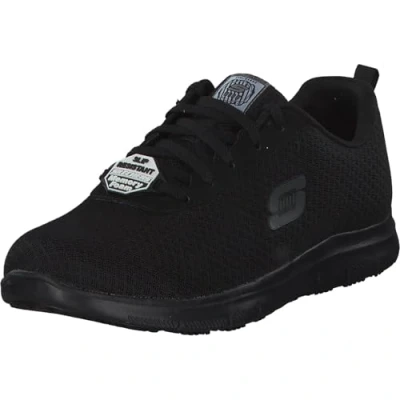 Afbeelding van Skechers GHENTER BRONAUGH damessneakers, Vlekafstotende behandelingen van zwart mesh