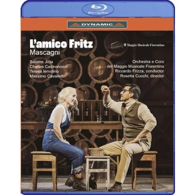 Afbeelding van Teresa Iervolino, Riccardo Frizza, Orchestra E Cora Del Maggio Musicale Fiorentino Mascagni: L&#039;Amico Fritz (Blu ray)