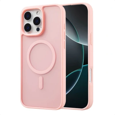 Afbeelding van imoshion Hoesje Geschikt voor iPhone 16 Pro Color Guard Backcover MagSafe Lichtroze
