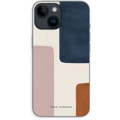 Afbeelding van Case Company® hoesje geschikt voor iPhone 14 Geo #5 Soft Cover Telefoonhoesje Bescherming aan alle Kanten en Schermrand